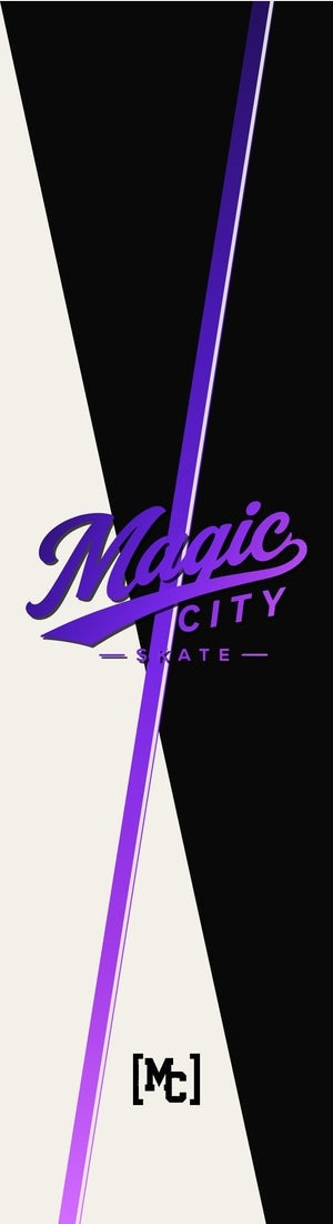 Magic City Skate Split Signal deck from independent Birmingham skateboard brand